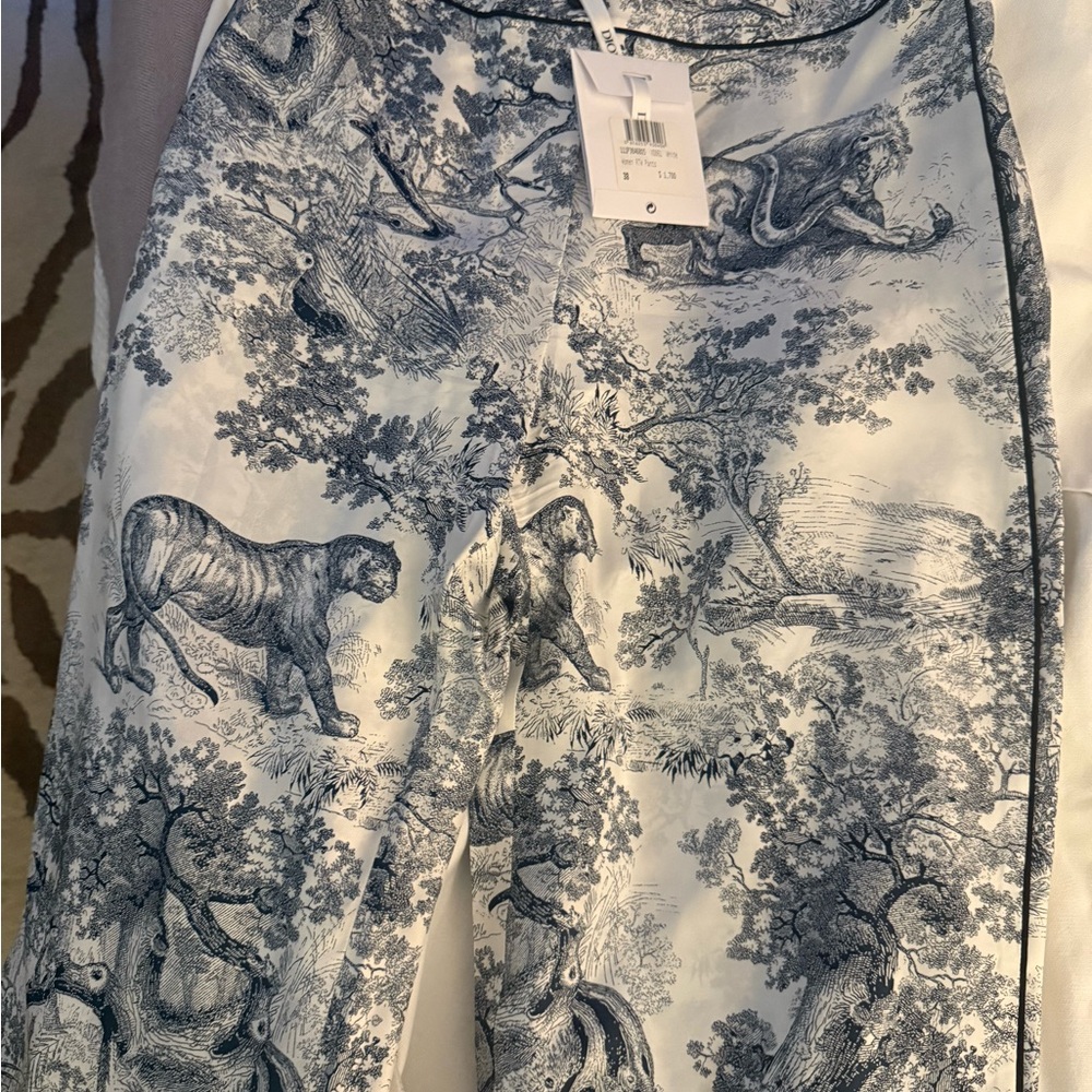 Dior Toile de Jouy Print Pants